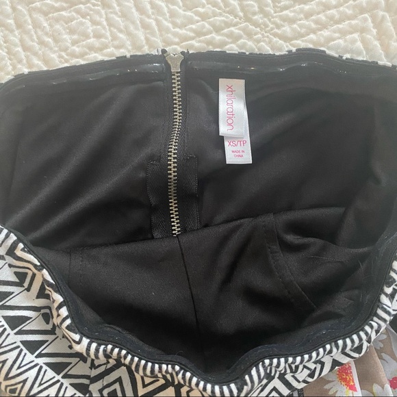 Tribal Print Flowy Strapless Hi-low Wrap Sundress XS - Picture 8 of 14